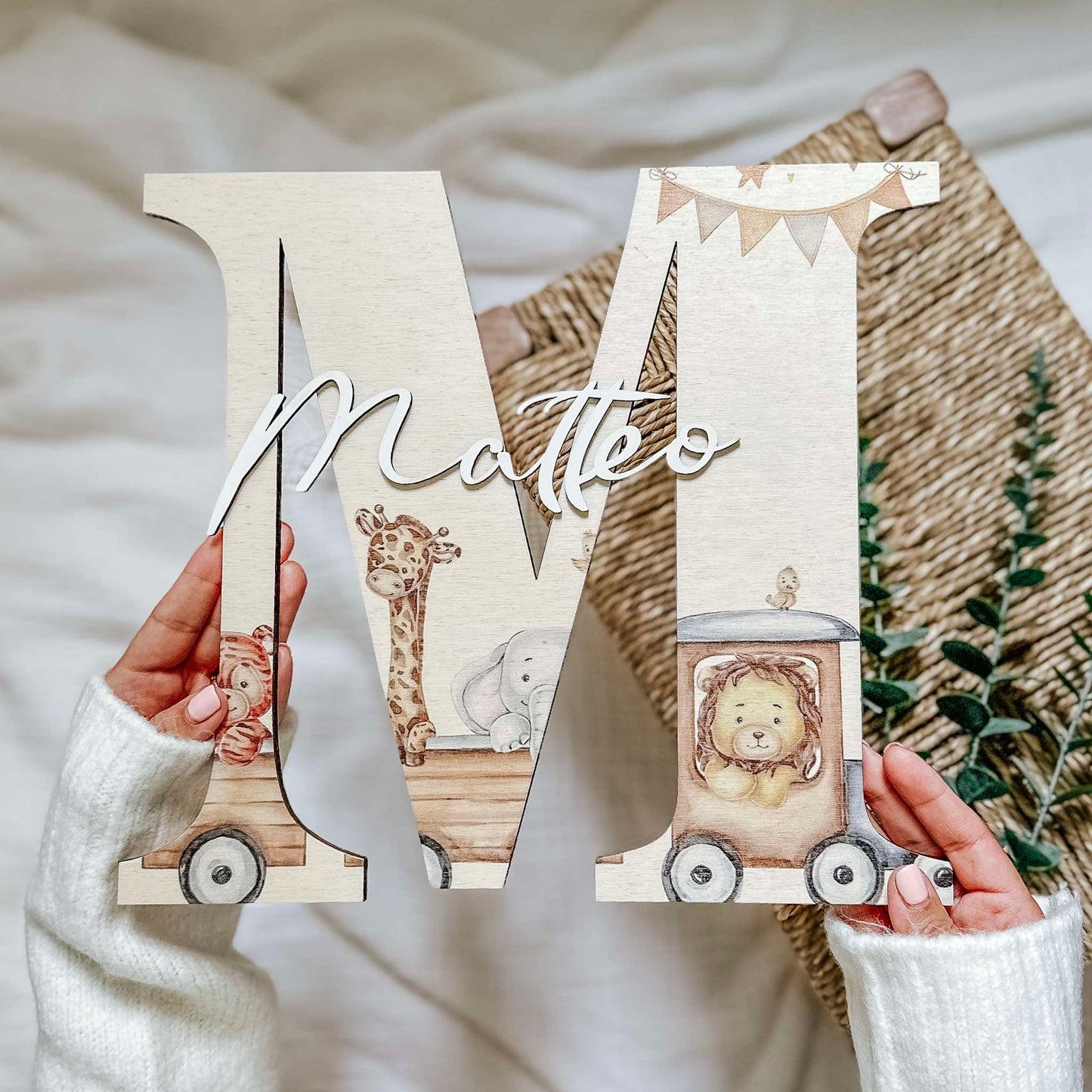Safari Express Wooden Initial