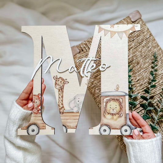 Safari Express Wooden Initial