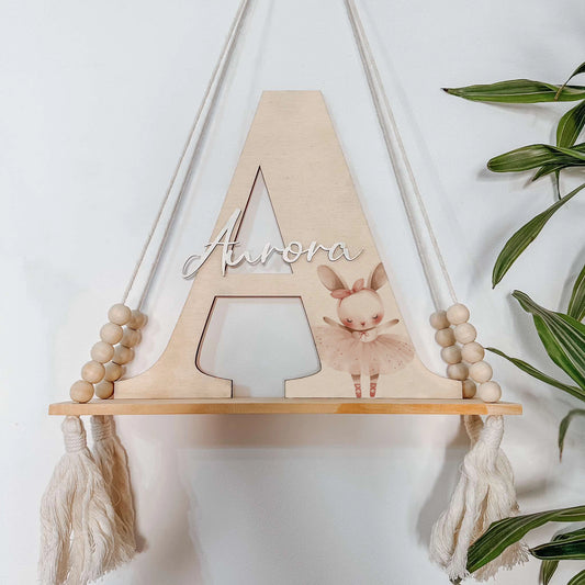 Tutu Bunny Wooden initial